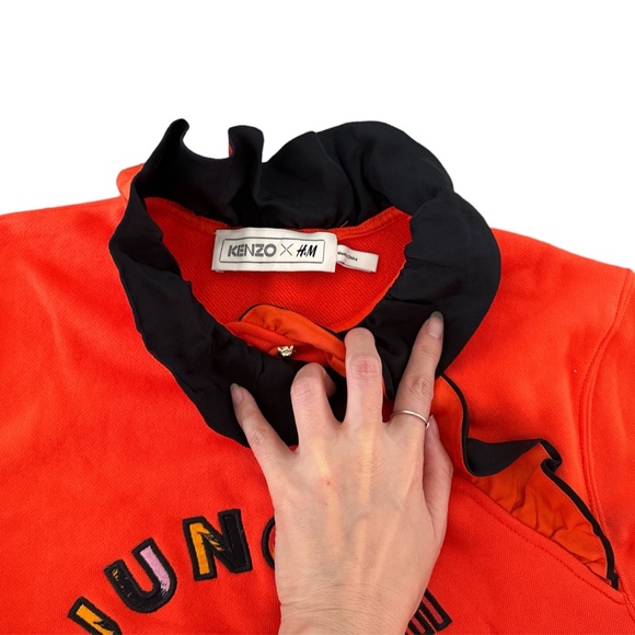 Kenzo x H&M Orange Jungle Sweater Size S - Picture 4 of 7